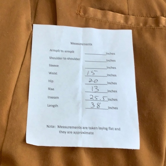 L’Academie high rise cargo pants golden cooper ankle gathered pants size Medium - Picture 12 of 12